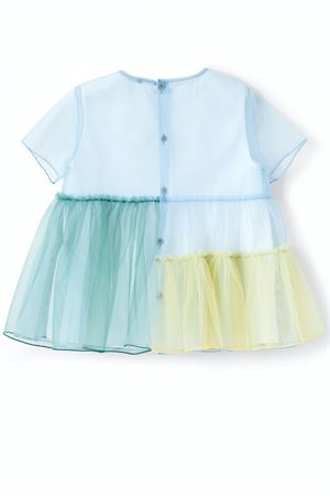 Camicia in tulle girocollo IL GUFO | CC080H00184355